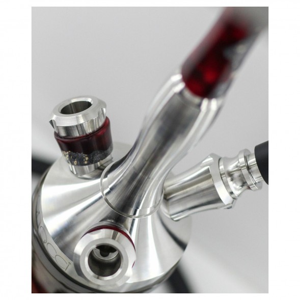 Кальян UNION - Fibonacci Гибрид (Чёрно-Красный, Без Колбы) купить в Воронеже