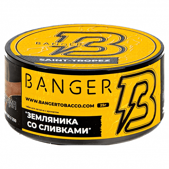 Табак Banger - Saint-Tropez (Земляника со Сливками, 25 грамм) купить в Воронеже