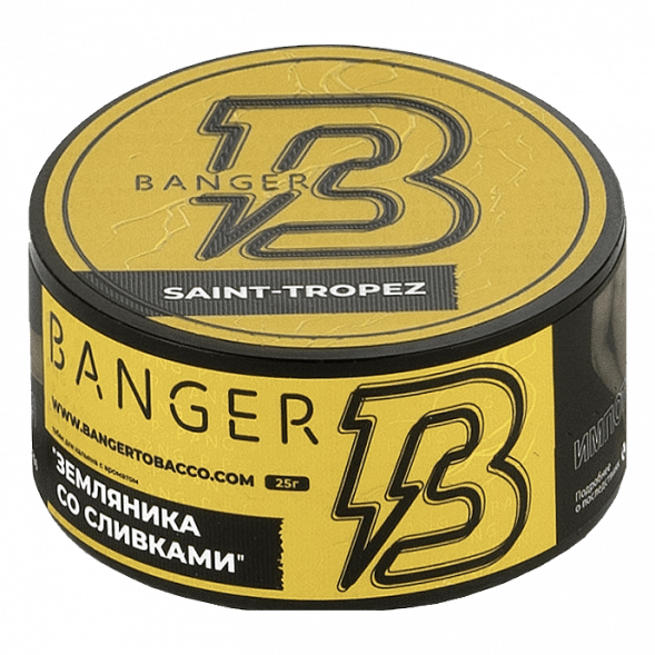 Табак Banger - Saint-Tropez (Земляника со Сливками, 25 грамм) купить в Воронеже