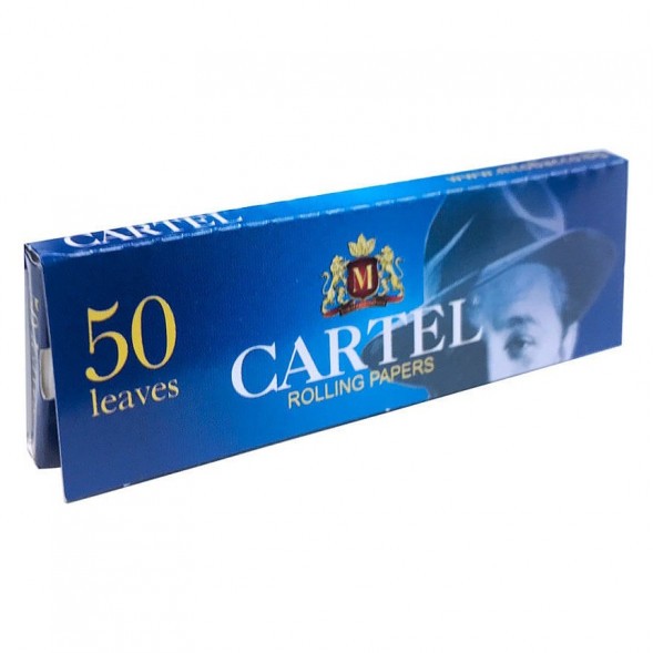 Бумага для самокруток Cartel - Blue (50 штук) купить в Воронеже
