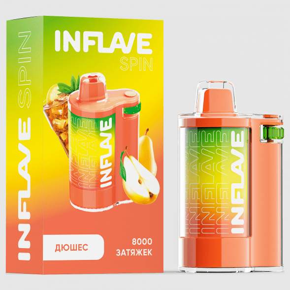 INFLAVE SPIN - Дюшес (8000 затяжек) купить в Воронеже