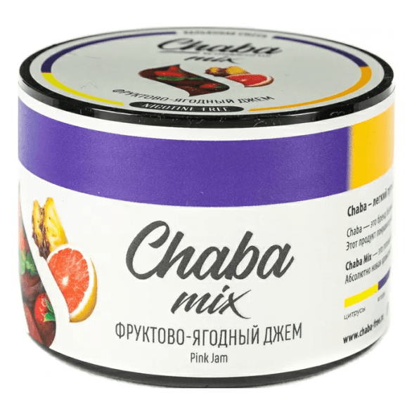 Смесь Chaba Mix - Pink Jam (Фруктово-Ягодный Джем, 40 грамм) купить в Воронеже