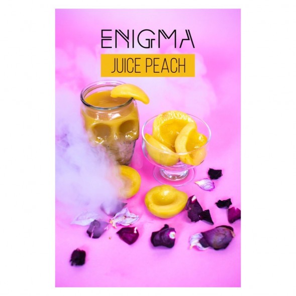 Табак Enigma - Juicy Peach (Сочный Персик, 100 грамм, Акциз) купить в Воронеже