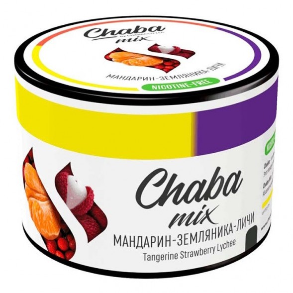 Смесь Chaba Mix - Tangerine Strawberry Lychee (Мандарин, Земляника, Личи, 40 грамм) купить в Воронеже
