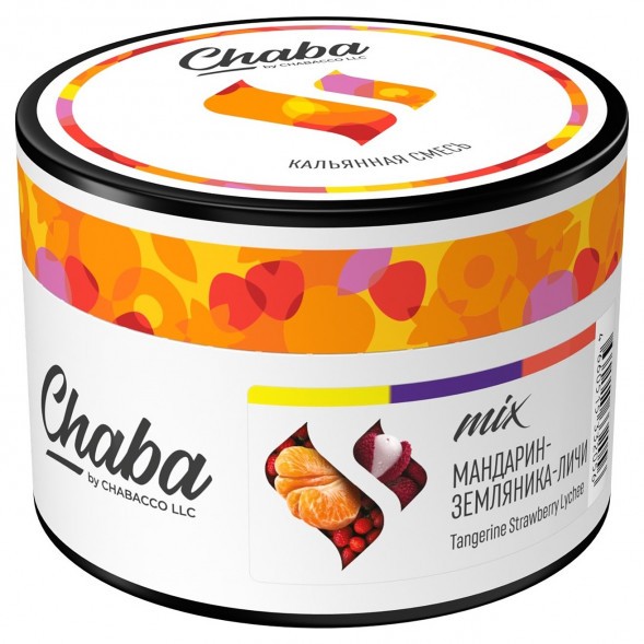 Смесь Chaba Mix - Tangerine Strawberry Lychee (Мандарин, Земляника, Личи, 40 грамм) купить в Воронеже