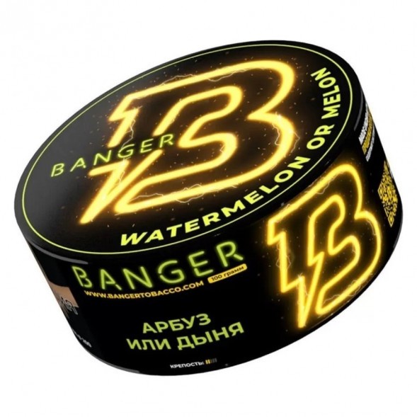 Табак Banger - Watermelon or Melon (Арбуз или Дыня, 25 грамм) купить в Воронеже