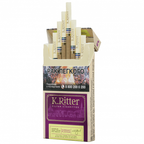 Сигариты K.Ritter - Currant SuperSlim (Смородина​​, 20 штук) купить в Воронеже
