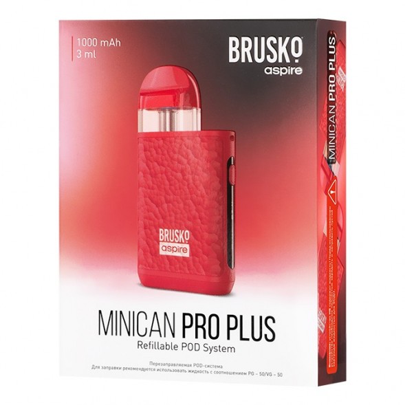 Электронная сигарета Brusko - Minican PRO Plus (Красный) купить в Воронеже