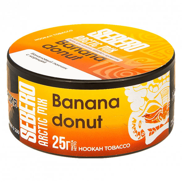 Табак Sebero Arctic Mix - Banana Donut (Банана Донат, 25 грамм) купить в Воронеже