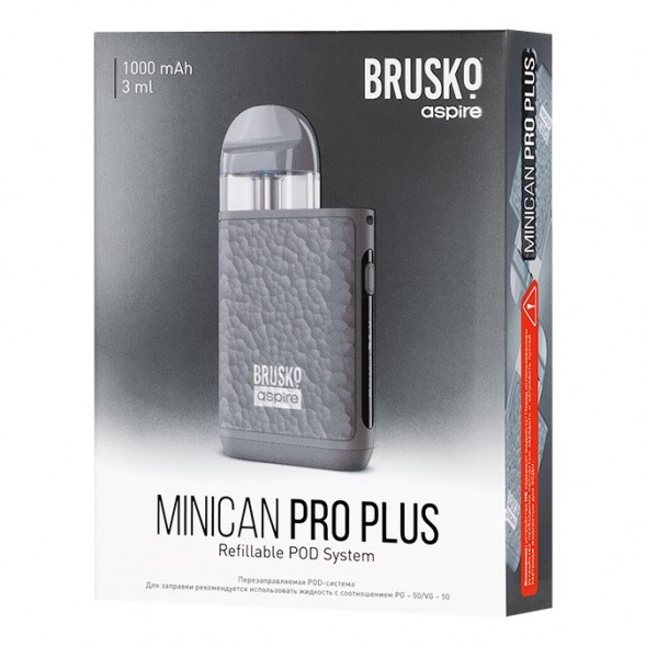 Электронная сигарета Brusko - Minican PRO Plus (Серый) купить в Воронеже