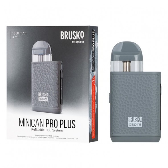 Электронная сигарета Brusko - Minican PRO Plus (Серый) купить в Воронеже