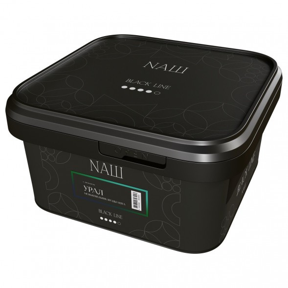 Табак NАШ BLACK - Урал (Можжевельник, Ягоды, Мята, 200 грамм) купить в Воронеже