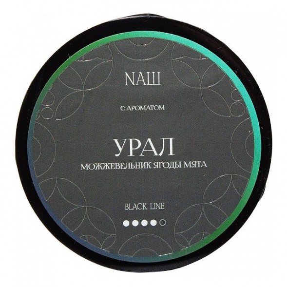 Табак NАШ BLACK - Урал (Можжевельник, Ягоды, Мята, 200 грамм) купить в Воронеже