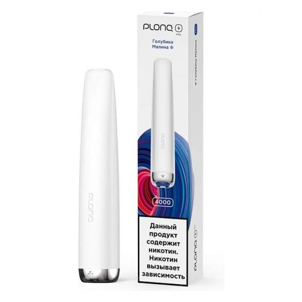 PLONQ PLUS PRO - Голубика Малина (Blueberry Raspberry, 4000 затяжек) купить в Воронеже