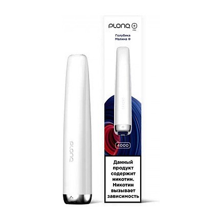 PLONQ PLUS PRO - Голубика Малина (Blueberry Raspberry, 4000 затяжек) купить в Воронеже
