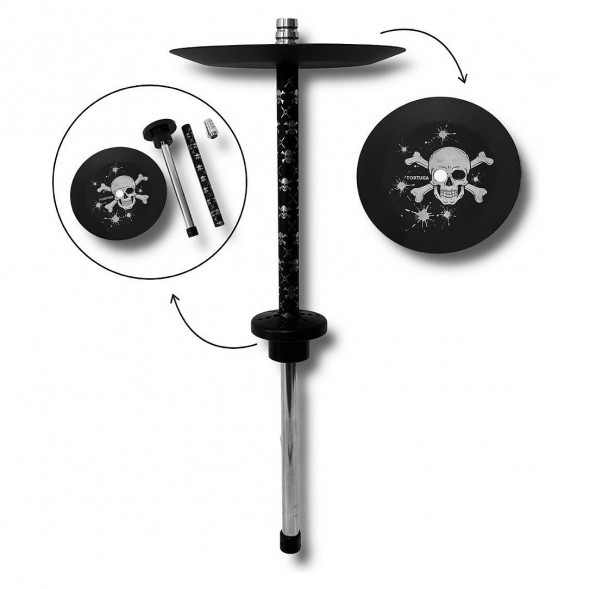 Кальян Tortuga - Бриг Scull (Без Колбы) купить в Воронеже