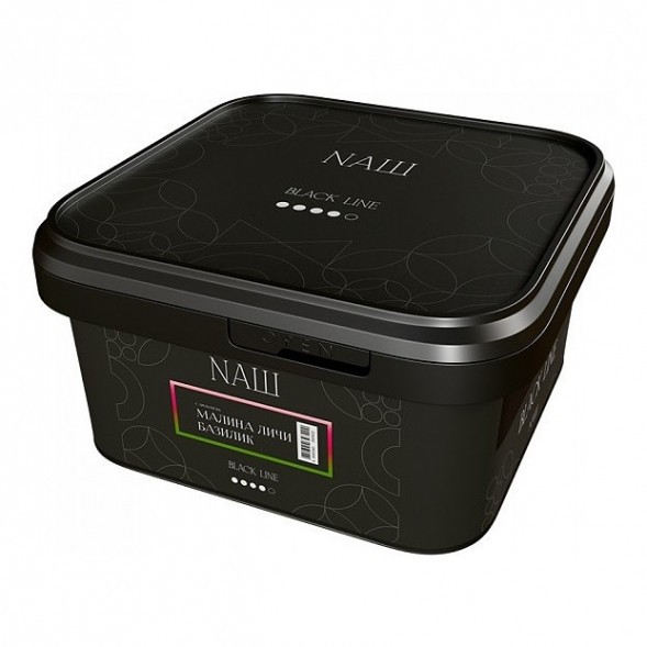 Табак NАШ BLACK - Малина Личи Базилик (200 грамм) купить в Воронеже