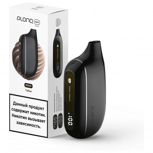 PLONQ MAX SMART - Табак (8000 затяжек) купить в Воронеже