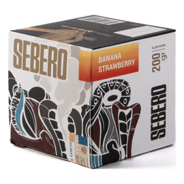 Табак Sebero - Banana Strawberry (Банан и Клубника, 200 грамм) купить в Воронеже