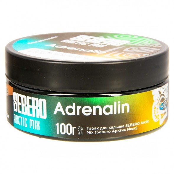 Табак Sebero Arctic Mix - Adrenalin (Адреналин, 100 грамм) купить в Воронеже