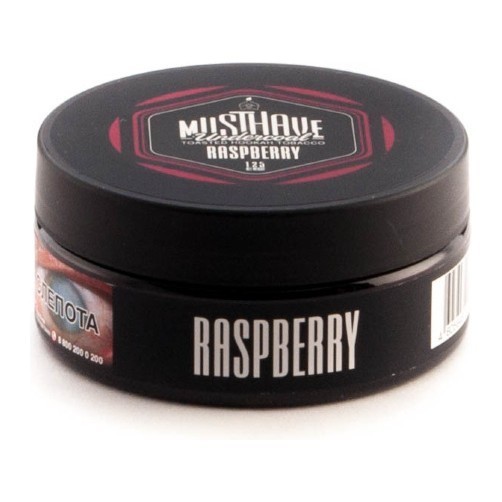 Табак Must Have - Raspberry (Малина, 125 грамм) купить в Воронеже