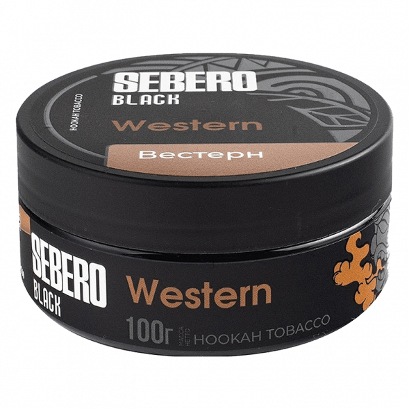 Табак Sebero Black - Western (Вестерн, 100 грамм) купить в Воронеже