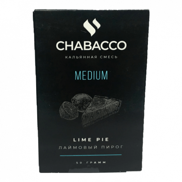Смесь Chabacco MEDIUM - Lime Pie (Лаймовый Пирог, 50 грамм) купить в Воронеже
