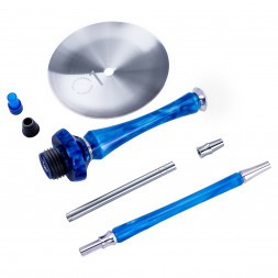 Кальян UNION - Sleek Акрил Full (Голубой, Без Колбы)