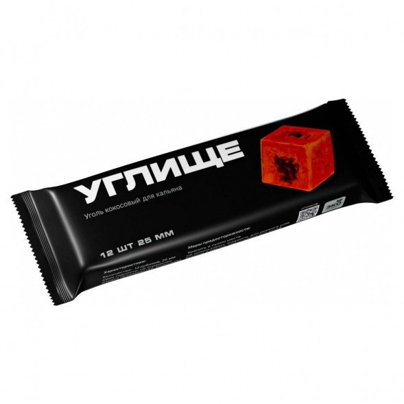 Уголь Углище (25 мм, 12 кубиков) купить в Воронеже