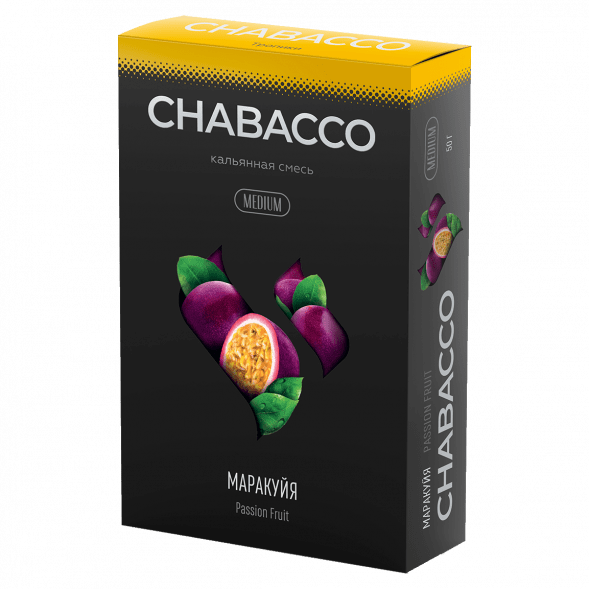 Смесь Chabacco MEDIUM - Passion Fruit (Маракуйя, 50 грамм) купить в Воронеже