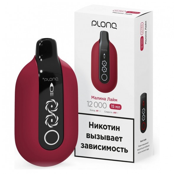 PLONQ ULTRA - Малина Лайм (12000 затяжек) купить в Воронеже