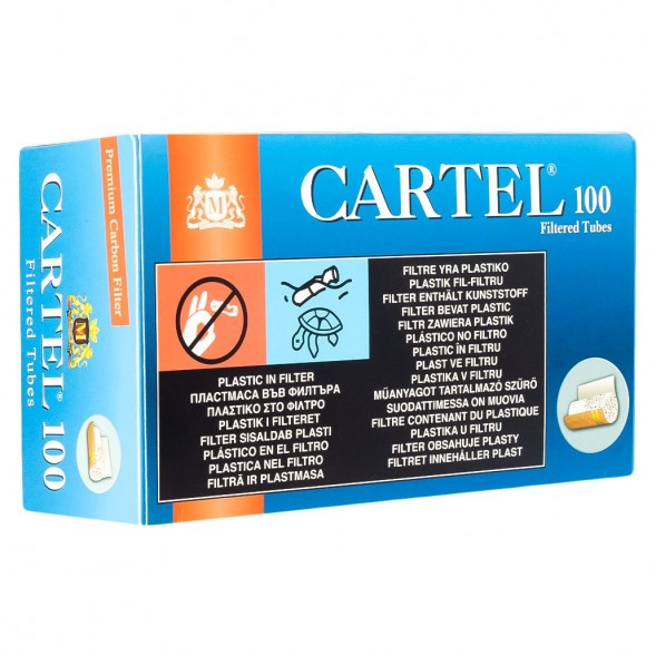 Гильзы сигаретные Cartel - Carbon 84x20 мм (100 штук) купить в Воронеже