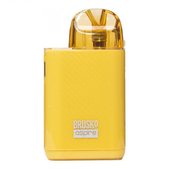 Электронная сигарета Brusko - Minican Plus Gloss Edition (850 mAh, Жёлтый) купить в Воронеже