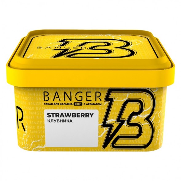 Табак Banger - Strawberry (Клубника, 200 грамм) купить в Воронеже