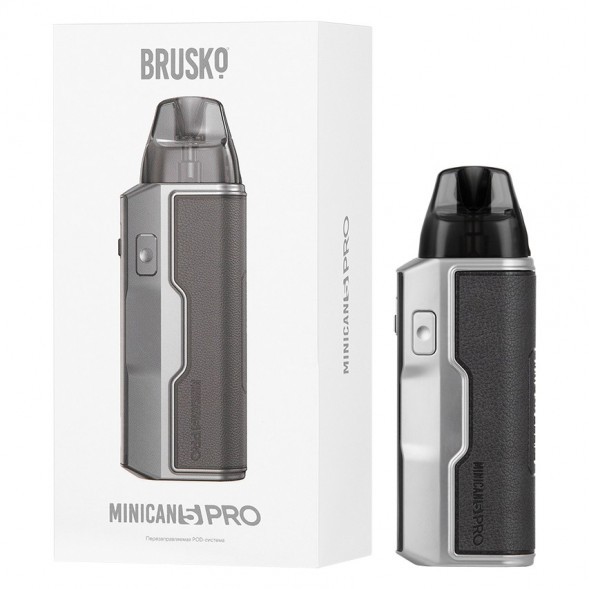 Электронная сигарета Brusko - Minican 5 PRO (Серый Металлик) купить в Воронеже