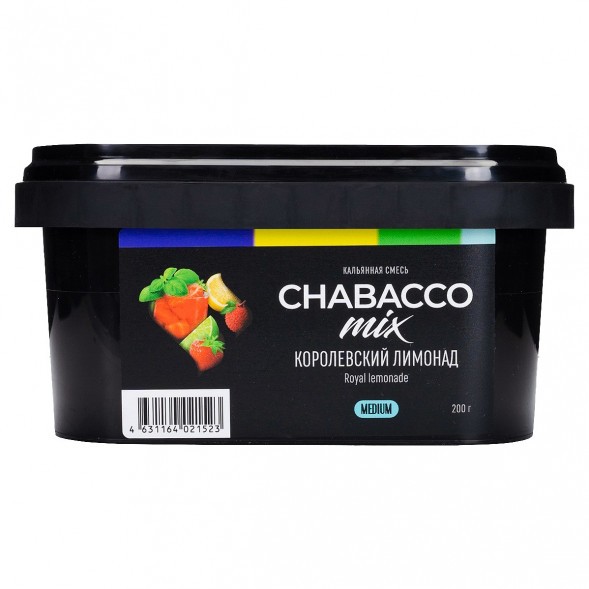 Смесь Chabacco Emotions MEDIUM - Royal Lemonade (Королевский Лимонад, 200 грамм) купить в Воронеже