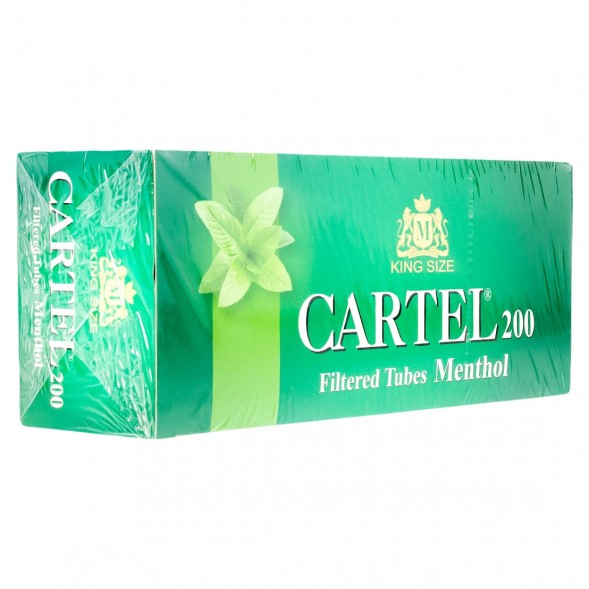 Гильзы сигаретные Cartel - Menthol 84x20 мм (200 штук) купить в Воронеже