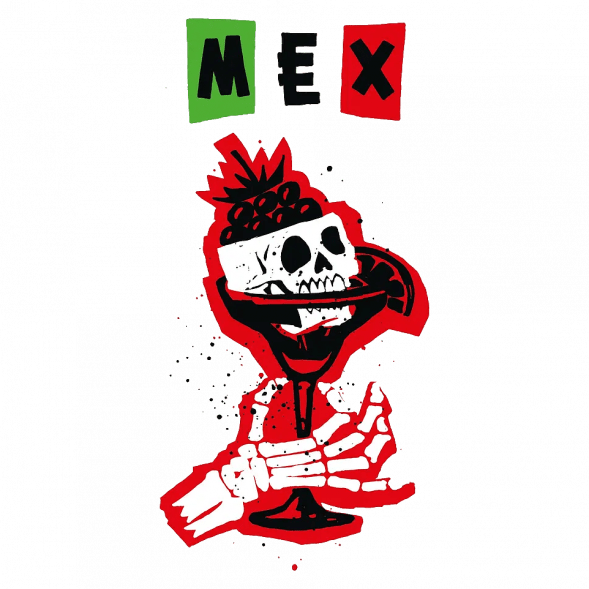 Табак Хулиган - MEX (Ежевичная Маргарита, 80 грамм) купить в Воронеже