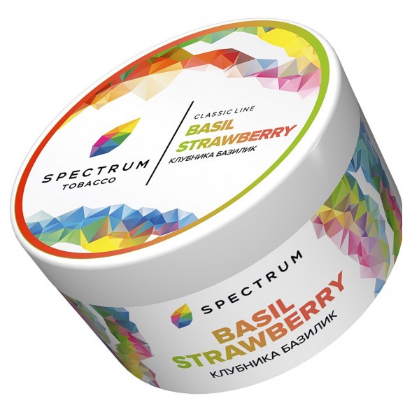 Табак Spectrum - Basil Strawberry (Клубника Базилик, 200 грамм) купить в Воронеже