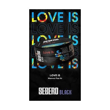 Табак Sebero Black - Love Is (Жвачка Лов Ис, 25 грамм) купить в Воронеже