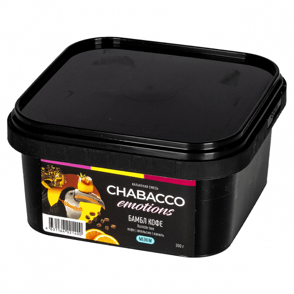 Смесь Chabacco Emotions MEDIUM - Bumble Bee (Бамбл Кофе, 200 грамм) купить в Воронеже