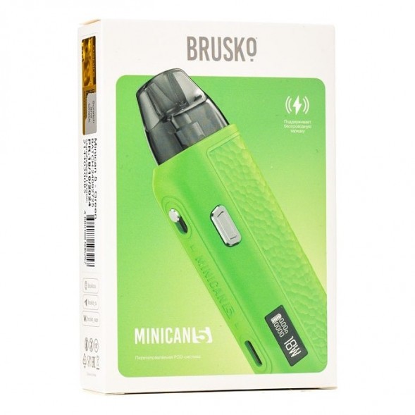Электронная сигарета Brusko - Minican 5 (Зелёный) купить в Воронеже