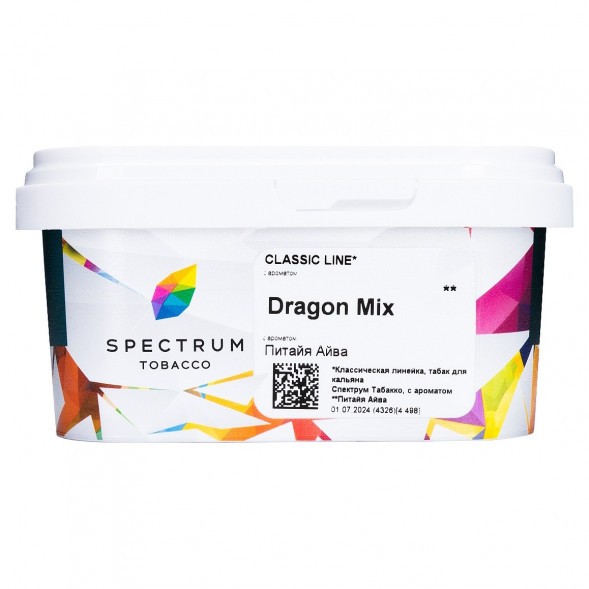 Табак Spectrum - Dragon Mix (Питайя Айва, 200 грамм) купить в Воронеже