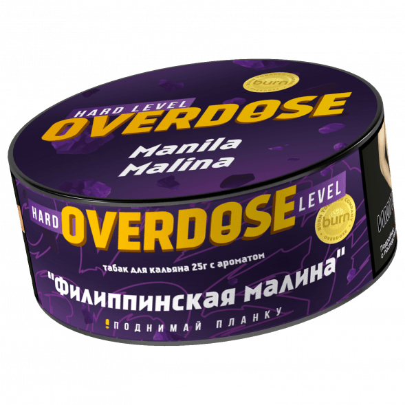Табак Overdose - Manila Malina (Филиппинская Малина, 25 грамм) купить в Воронеже