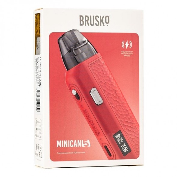Электронная сигарета Brusko - Minican 5 (Красный) купить в Воронеже