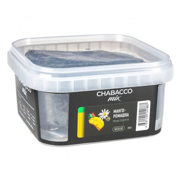 Смесь Chabacco MIX MEDIUM - Mango Camomile (Манго - Ромашка, 200 грамм) купить в Воронеже