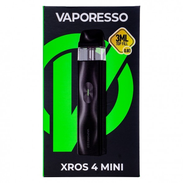Электронная сигарета Vaporesso XROS 4 Mini - Black (Чёрная) купить в Воронеже