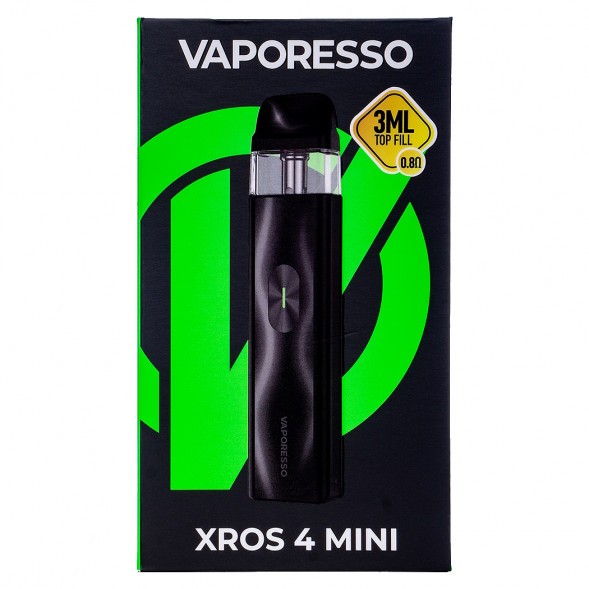 Электронная сигарета Vaporesso XROS 4 Mini - Black (Чёрная) купить в Воронеже
