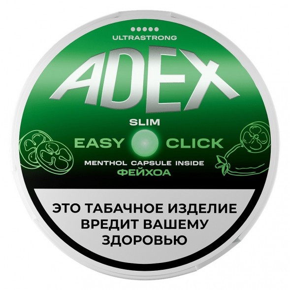 Табак жевательный ADEX ULTRA STRONG SLIM Easy Click - Feijoa Menthol (Фейхоа Ментол) купить в Воронеже