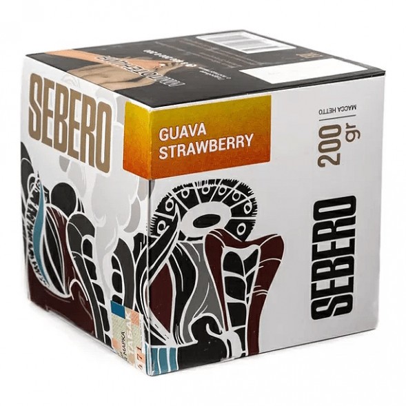 Табак Sebero - Guava Strawberry (Гуава и Клубника, 200 грамм) купить в Воронеже